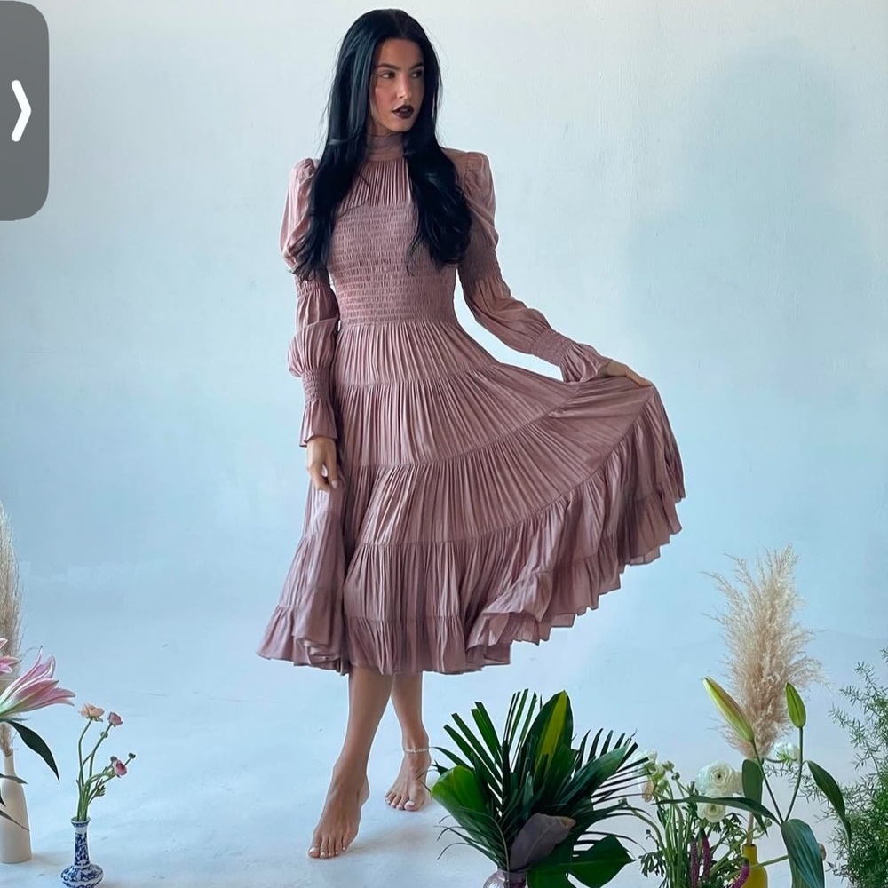 Elegant Mauve Dress